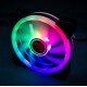 TALIUS Ventilador  RGB Iris Spectrum 16Led 12cm - TAL-FAN05IRISRGB